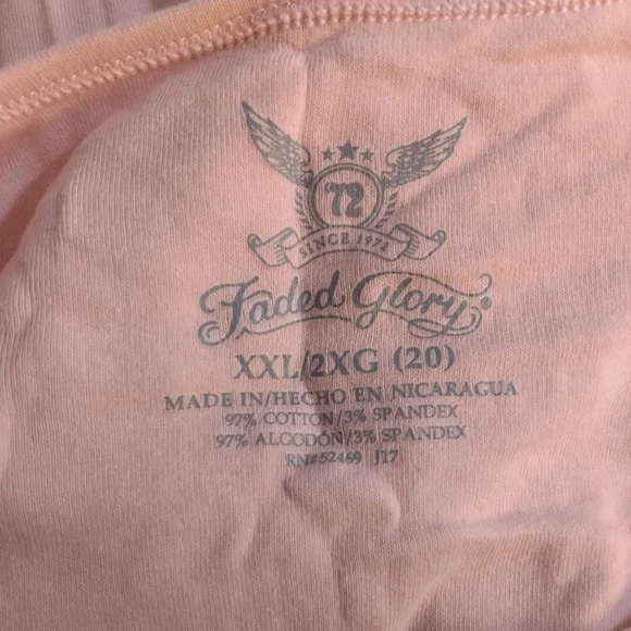 Faded Glory Pink Long Sleeve‎ Shirt - Picture 5 of 6